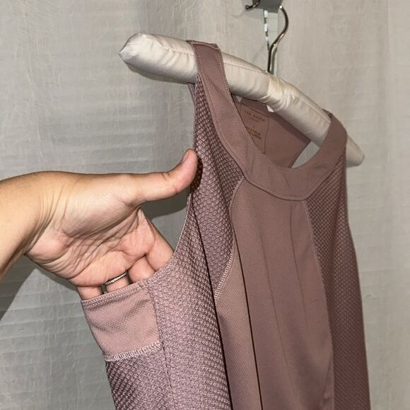 Ted Baker L Mauve Pink Racerback Sleeveless Gym Tank Top - Picture 6 of 12